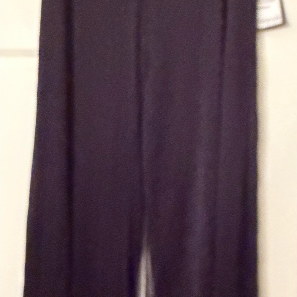 MSK Palazzo Wide Leg Mesh Overlay Black Pants